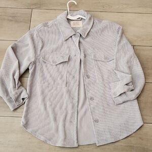 Gray Corduroy Shirt Size Medium
